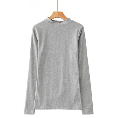 images 11:High-collar bottom shirt girl early autumn 2022 new pile lead blue autumn winter hundred ladies long-sleeved t-shirt top images 11:High-collar bottom shirt girl early autumn 2022 new pile lead blue autumn winter hundred ladies long-sleeved t-shirt top