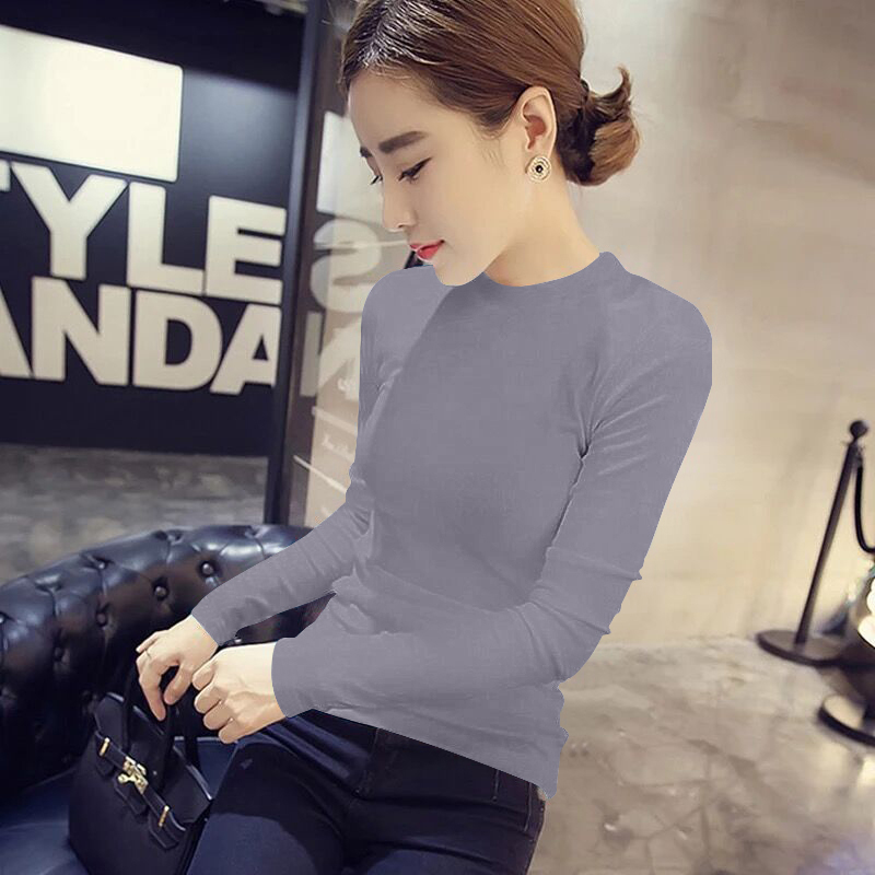 images 24:Pure cotton black undershirt female long sleeve low-collar autumn winter t-shirt mounted with a hundred-duty shirt v-collar autumn clothes tight body tide images 24:Pure cotton black undershirt female long sleeve low-collar autumn winter t-shirt mounted with a hundred-duty shirt v-collar autumn clothes tight body tide
