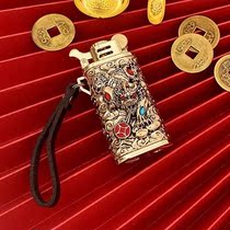 New CHIEF kerosene lighter Merchants Comeback Ancient Grinding Wheel Windproof Creative National Tide Christmas Gifts Send Boyfriend