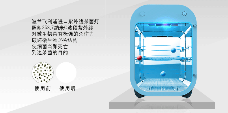 正品yeaspring婴儿奶瓶消毒锅奶瓶消毒器带烘干紫外线消毒柜包邮