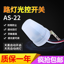 AS-22 Adjustable automatic street lamp light control switch controller 12V sensor switch rainproof type 10A220V
