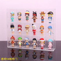Acrylic ornaments display box Multi-layer bubble Matt Jasmine doll display rack up to car dust box customization