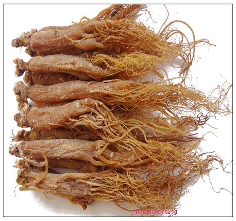 长白山人参红蔘6年根红蔘片整支红蔘红蔘须优质红蔘东北人参礼盒