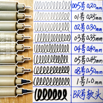 PIGMA Japanese Cherry blossom hook line pen is too real faucet flushing super waterproof MICRON stroke pen