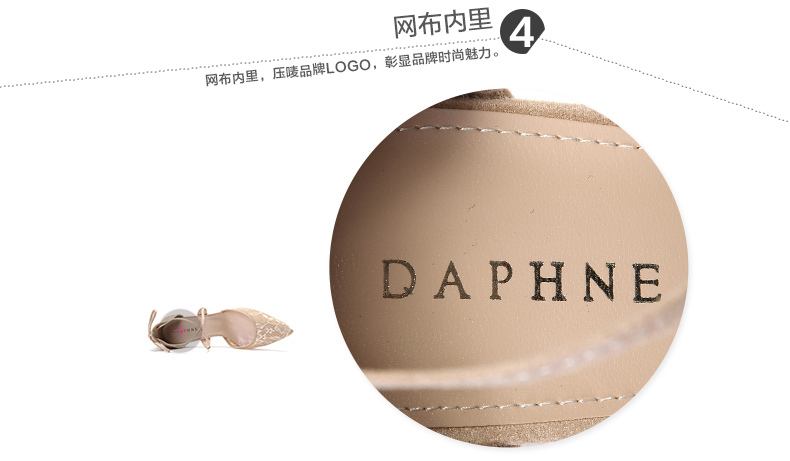 普拉達售後 Daphne 達芙妮20優雅蕾絲細高跟鞋 性感尖頭後系帶單鞋1020102005 普拉達黑