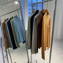 Nine buckle large size womens wear brushed turtleneck base shirt autumn and winter solid color long sleeve sweater soft multi-color inner match 511