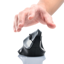 Japan Sanwa Mountain Industry Wireless Computer Large Mouse Blue Light Vertical Grip Body Ergonomics Games Office Drawing