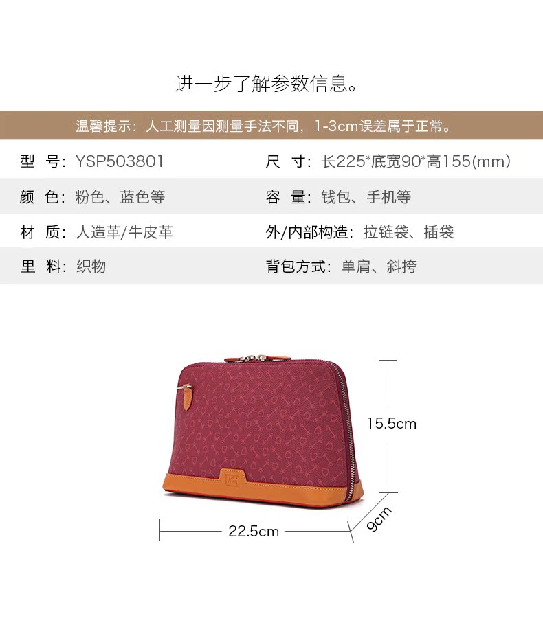 prada皮包髒了怎麼清洗 why簡約日系YSP503801斜挎包小包單肩包皮包新品女包 prada皮包