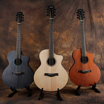 Single board guitar Bright light folk acoustic guitar Beginner student Novice 41 40 inch performance six-tone guitar