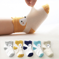 Baby socks Summer thin Newborn Baby Mesh Breathable 0 March Spring-Autumn Pure Cotton Children Of The Silo Socks