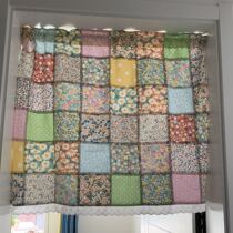 Handcrafted Collage half short door Curtains Small Crowddesign Sensual Garden Shatchio BEDROOM PARTITION DECORATION WEAR ROD TYPE