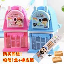Del cute creative pen sharpener hut pencil sharpener hand pencil sharpener to send pencil eraser