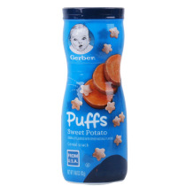 GERBER Garbo Star Puff and Potato Flavored Porks Imported Baby Assist Bread 42g8 Months