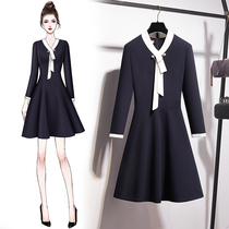 Professional dress womens autumn 2021 new fashion white-collar commuter temperament formal dress slim and thin a-line skirt