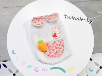 Original Twinkle-by First Love Powder Strawberry Rabbit Winter Clothes Yorkshire Marzis than Bear Teddy Cat Muppets