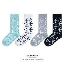 DAMAHOOV autumn and winter New Original design seagull cartoon personality cotton stockings men and women SOCKS SOCKS SOCKS