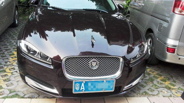 捷豹立标xf xj xfl xjl xe专用机盖改装 英国纯正铬合金捷豹车标