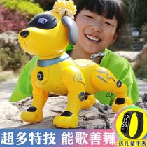 New intelligent remote control stunt dog programmable electric pet dog singing and dancing machine human child toy boy