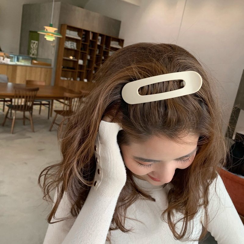 网红发夹大号一字夹边夹后脑勺头发大夹子顶夹刘海卡子发卡头饰女