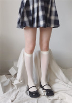 Japanese JK wind velvet mid-tube socks Calf socks 0 04kg