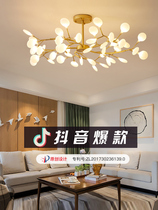 Nordic modern personality living room chandelier bedroom dining room lamps romantic firefly Net red lighting ins ins simple led