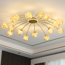 Gypsophila bedroom lights Nordic lamps light luxury gold net red ceiling lights creative personality atmosphere restaurant living room lights