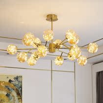 Living room chandelier star bedroom magic bean restaurant personality creative modern simple light luxury Nordic ins lamps