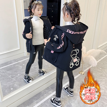 Girls' Winter Jacket 2022 New Children's Cotton Jacket Thick Cotton Clothing Fall Winter Girl Cash Cotton Clothes