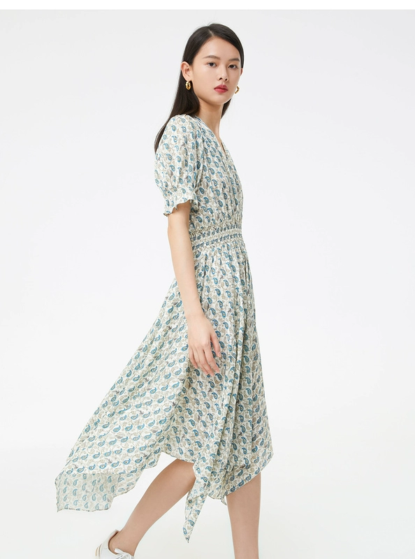 EP YAYING Phụ nữ Pháp Tea Break Dress Váy hoa lãng mạn 2021 Summer New 4548A - Sản phẩm HOT