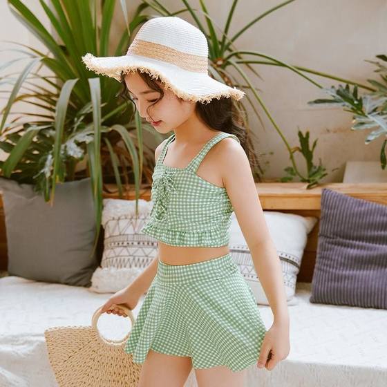 New style of mid-to-large children's swimsuit children's swimsuit children's girls hot spring plaid skirt children's girls split swimsuit
New style of mid-to-large children's swimsuit children's swimsuit children's girls hot spring plaid skirt children's girls split swimsuit