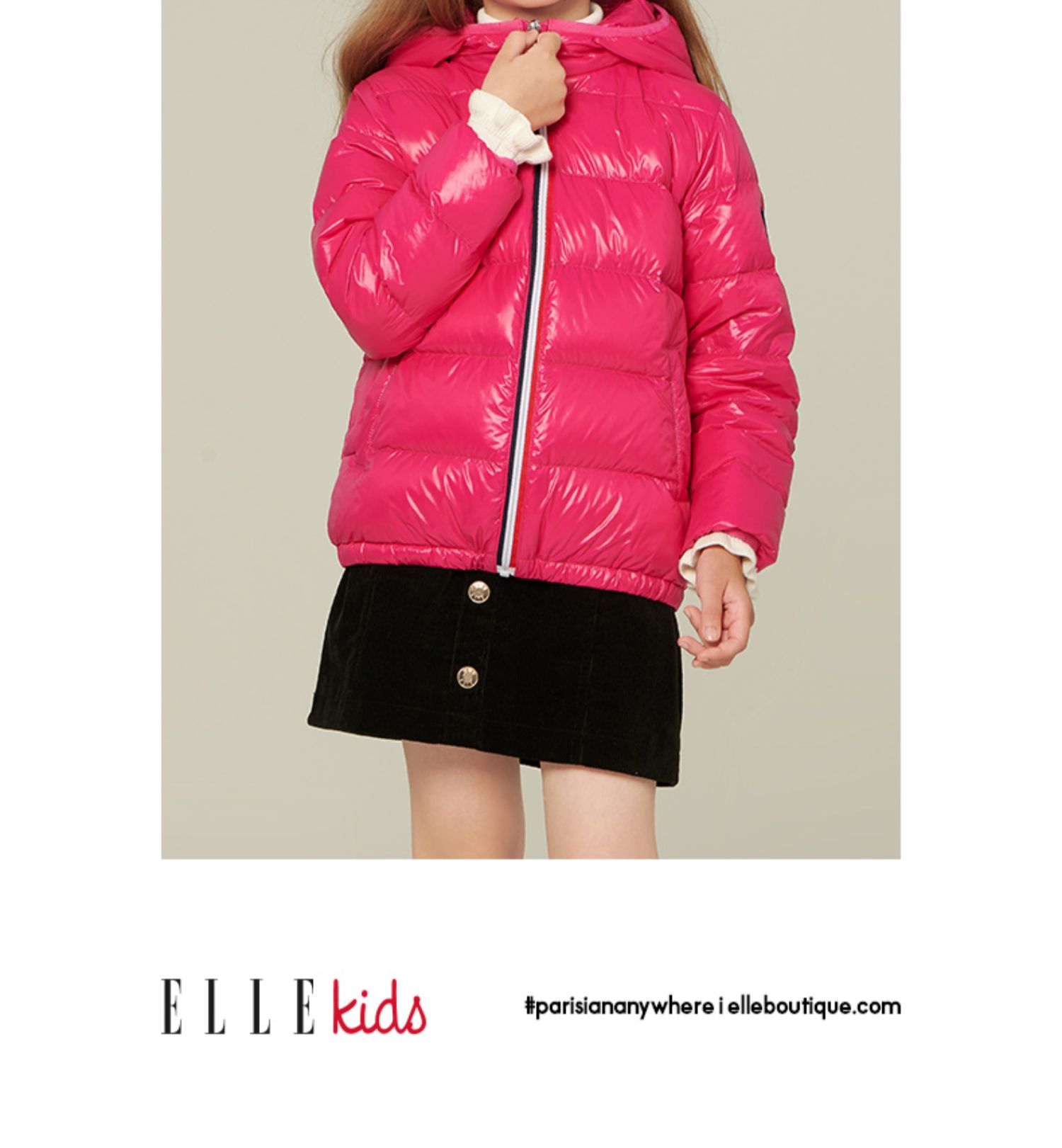 ELLE儿童轻薄羽绒服冬装外套