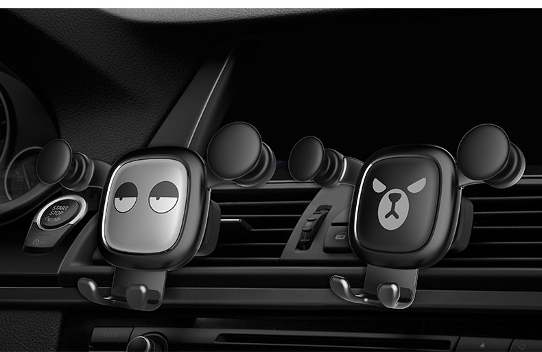 2018新款车载手机支架汽车重力卡扣式车用导