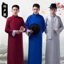 The wind gown of the Republic of China the double lens loud coat the men's gown the Chinese best man's brother group dress the retro coat