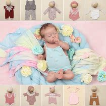 Newborn photo shoots clothing male and female baby baby shoots clothes full moon 100 days shadow building art photos