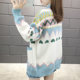 Sweater cardigan thick mid-length long section 2020 spring and autumn winter new net red loose knitted lazy wind jacket lady Sweater cardigan thick mid-length long section 2020 spring and autumn winter new net red loose knitted lazy wind jacket lady