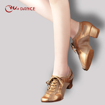 Professional Latin dance shoes Adult lady with teacher shoes Soft bottom ballroom Moden Dance Shoe Womens Square Dance Shoe