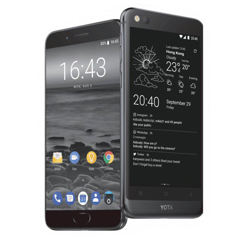 现货新品yota3 俄罗斯yotaphone3 双面屏手机墨水屏电子书国际版