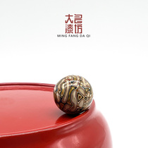 Buddha beads black sandalwood mother-of-pearl 2 0 rosary beads single beads loose beads chain beads bracelet hand-held diy handmade text play lacquerware