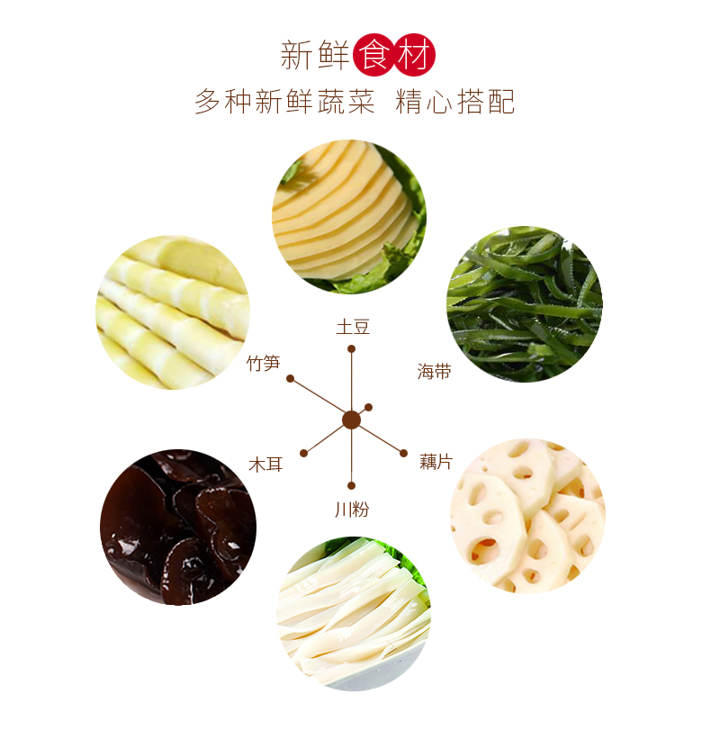 新鲜食材多种新鲜蔬菜精心搭配豆竹笋海带木耳藕-推好价 | 品质生活 精选好价