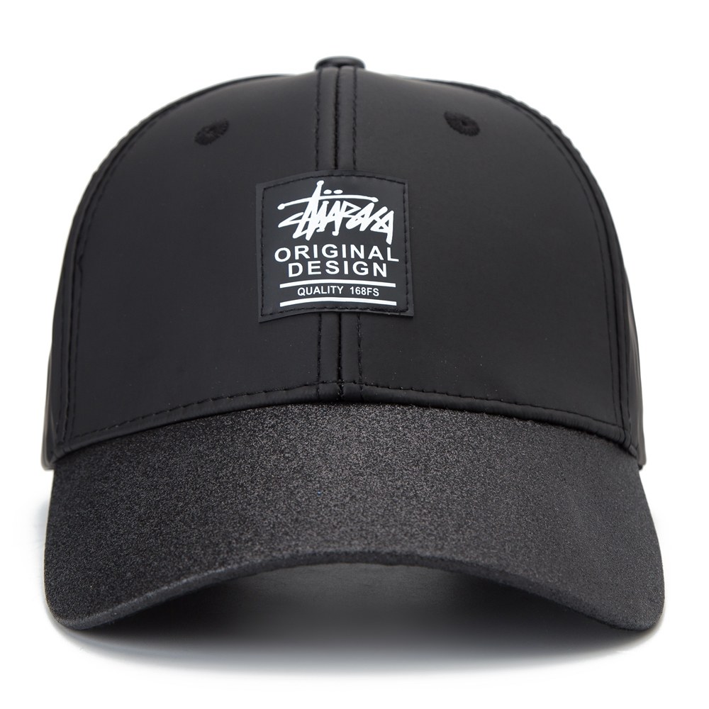 帽子女夏天pu皮帽学生潮帽百搭时尚棒球帽春天女韩版字母鸭舌帽男