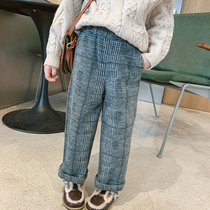 Foam Family Custom Spring and Autumn Plaid Pants Foreign Air 100 ride for spring and autumn