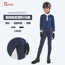 Childrens equestrian horse pants riding horse pants comfortable close-fitting high play full silicone male and female child 8-size dragon horse