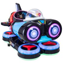 2020 childrens electric coin rocking car upgraded version airship swing machine supermarket door scanning code commercial rocking horse