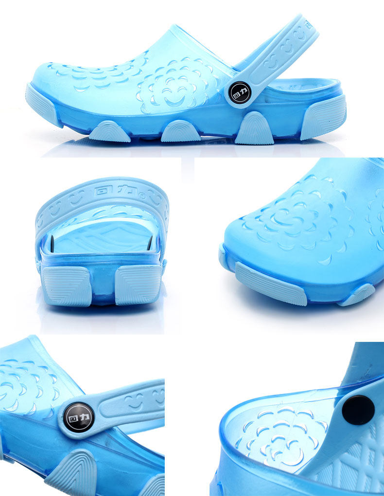 正品回力夏季新款洞洞鞋透气凉鞋女士拖鞋沙滩鞋情侣男士潮流韩版_7折