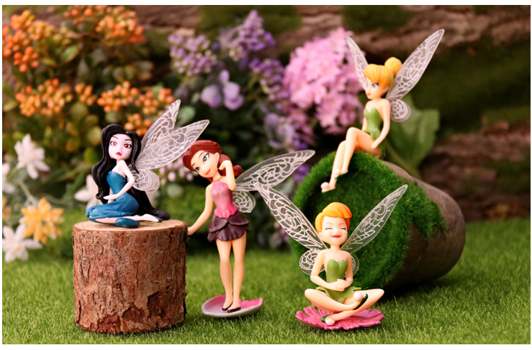 盲盒硬体仙子小天使摆件精灵公仔人偶女孩玩偶现货小叮当装饰