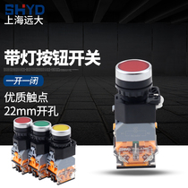 Shanghai lofty SHYDLA38-11D with light button switch self-reset 380V220V24V with lamp self-lock