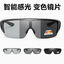 Polarized night vision goggles smart color changing sun glasses male driver driving glasses sunglasses flip myopia set glasses