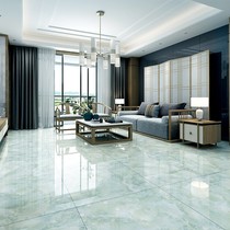 Buddha Hill New Tiles 800x800 Guest Restaurant Emerald Jade Through Body Marble Anti-Slip Abrasion Resistant Full Porcelain Floor Brick