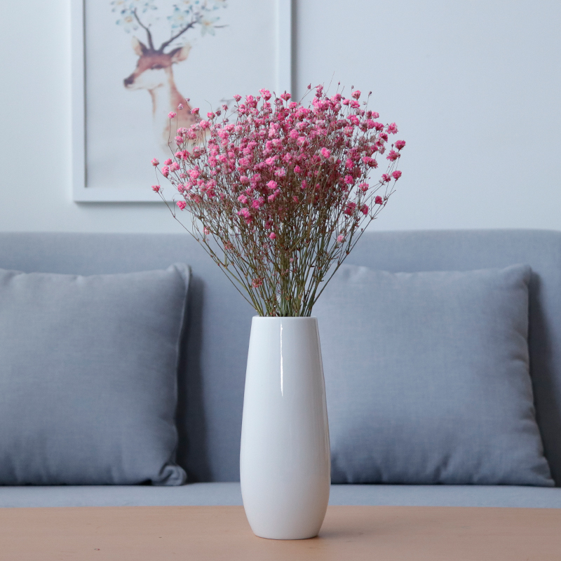 Full of sense of Nordic style! Very joker Nordic white ceramic vase furnishing articles sitting room decoration simulation