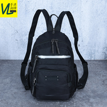 Single Double Shoulder Bag Multifunction Fashion Casual Student Backpack satchel Nylon Canvas Waterproof Mini backpack male and female